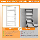 69.3" H Home Office Bookcase Shelf Storage,5 Tier Bookcase with Open Display Shelves,Industrial Wide Bookshelf with Metal Frame for Home Office, Living Room, Bed Room (34.1" W) by CozyNest Decor