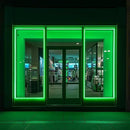 GZBtech Flexible LED Neon Rope Lights 50FT,AC 110-120V Waterproof Strip Light, 120 LEDs/M Cuttable Connectable Neon Lighting for Indoor Outdoor Home Decor/Commercial Building Use-Green 15M by CozyNest Decor