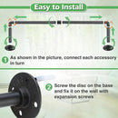 Plant Hanger Indoor, 34.2in Strong Load-Bearing Hanging Plant Holder, Window Plant Rod Black Metal Bar for Wall Ceiling Decor Shelves, 1 Pcs (Pot Chain & Plant Not Included) by GreenHaven Gardens