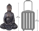 Design Toscano Meditative Asian Decor Grand Temple Indoor/Outdoor Garden Statue, Large, 40 inches tall, Cast Stone Resin, Dark Stone Finish by GreenHaven Gardens
