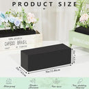 Lallisa 12 Pcs Reusable Floral Foam Blocks 9 x 3 x 3 Water Weather Resistant Dry Floral Foam for Artificial Flower Arrangements Outdoor Flower Boxes Outside Hanging Planters Wedding Home Decor (Black) by GreenHaven Gardens