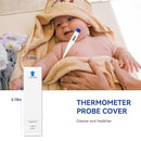 Berrcom Disposable Digital Thermometers Probe Covers Set of 100 Oral Rectal Thermometer Probe Cover Universal Thermometers Sleeves for Adult and Kids by TinyTreasures Baby Boutique