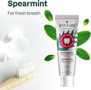 ATTITUDE Complete Care Toothpaste with Fluoride, Spearmint Flavor, Vegan & Cruelty-Free, Sugar-Free, Plant & Mineral-Based Ingredients, Clean Oral Care, 4.2 Oz by CozyNest Decor