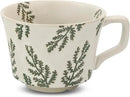 Ceramic Coffee Mug, 12 oz Novelty Unique Teacup with Large Handle, Stoneware Cup for Tea Mocha Latte Cappuccino Espresso (Leaf) by CozyNest Decor
