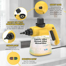 Steam Cleaner for Home, Cauzyart Pressurized HandHeld Steamer for Cleaning with 11pcs Accessories and Safety Lock, Multi-Purpose Steamer for Bathroom,Tile, Window and Car by TinyTreasures Baby Boutique