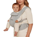 Ergobaby Omni Deluxe Baby Carrier Newborn to Toddler - Breathable Baby Carriers for Summer - All-Position Carrier with Enhanced Lumbar Support & Airflow (7-45 Pounds), Mesh, Pearl Grey by TinyTreasures Baby Boutique