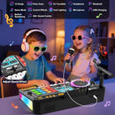 Kids Toys DJ Mixer for Party: Music Toy with Bluetooth & Microphone for Ages 3+ - 2000+ Sound Effects & Colorful Light - Idea Gift for Birthday Holiday by TinyTreasures Baby Boutique