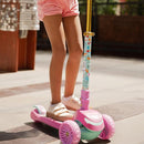 Jetson Character Kids Kick Scooter, LED Lights on Stem & Light-Up Wheels, Lightweight Frame, Height-Adjustable Handlebar, Lean-to-Steer System, Easy-Fold Mechanism by TinyTreasures Baby Boutique