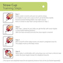 GROSMIMI Spill Proof no Spill Magic Sippy Cup with Straw with Handle for Baby and Toddlers, Customizable, PPSU, BPA Free 10 oz (Beige) by TinyTreasures Baby Boutique