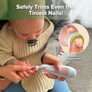 haakaa Baby Nail Trimmer Electric Safe Baby Nail Clippers Baby Nail File Kit Manicure Set, Trim Polish Grooming kit for Newborn Toddler or Adults Toes Fingernails, 6 Grinding Heads and LED Light by TinyTreasures Baby Boutique