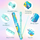 Soprano Recorder Instrument for Kids Beginners Student German Fingering C Key Recorder Instrument 3 Piece with Cleaning Rod and Bag Fingering Chart(Lake Green) by TinyTreasures Baby Boutique