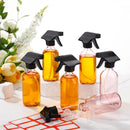 Norme 12 Pcs 8 oz Glass Spray Bottles with Funnels and Labels Refillable Cosmetic Empty Spray Bottles with Sprayer Containers for Essential Oil Cleaning Solutions(Pink,Classic) by GreenHaven Gardens
