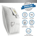 6 pack of HEPA bags and 2 Post Filters for the Prolux Phantom and TerraVac Canister Vacuum Cleaners