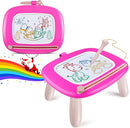 Smasiagon Toddler Girl Boy Toys,Magnetic Drawing Board for Toddlers 1-3,Early Learning Doodle Board Writing Painting Sketch Pad, Birthday Easter Valentines Day Gifts for Kids(Deep Pink) by TinyTreasures Baby Boutique