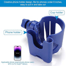 Accmor Universal Cup Holder, Stroller Cup Holder with Phone Holder, 360° Rotatable Large Caliber Designed Bottle Holder for Stroller, Bike, Wheelchair, Walker, Scooter by TinyTreasures Baby Boutique