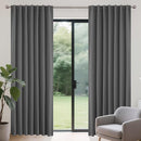 Joydeco Blackout Curtains 84 Inch Length 2 Panels Set, Thermal Insulated Black Out Curtains for Bedroom, Room Darkening Drapes for Living Room Window (W52 x L84 Inch, Light Grey) by TinyTreasures Baby Boutique