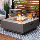 Ashton 36” Propane Fire Pit Smokeless Firepit Converts to Outdoor Gas Fire Pit for Outside Patio Firepit Table Includes Windscreen Rain & Tank Cover Lava Rocks Lid CSA Certified by GreenHaven Gardens