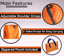 Alnoor USA Gate Check Bag for Single & Double Stroller Travel Bag for Air Plane | Extra Large & Ultra Durable - Includes Padded Shoulder Straps for Comfort & Durability With Pouch – Bonus E-Book by TinyTreasures Baby Boutique