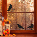 Qmetalart Raven Halloween Decor Outdoor Crow Yard Art Exterior Rustic Metal Black Bird Mini Garden Ornament Fence Topper Gothic Home Decor Outdoor Gate Post Sculpture Witchy Gift by GreenHaven Gardens