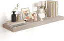 Heimlove 36 Inch Floating Shelves for Wall,10 Inch Deep Grey Wood Shelves with Invisible Brackets,Wall Mounted Storage & Display Shelves for Bedroom,Living Room,Kitchen,Office by CozyNest Decor