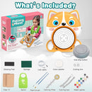 Kids Pottery Wheel Kit - Mini Pottery DIY Kit & Tools for Beginners with Clay and Sculpting Tools, Complete Painting Kit Supplies Arts and Crafts Toys Gifts for Kids 4-6 6-8 8-12 Year Old Boys Girls by TinyTreasures Baby Boutique