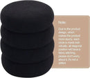 ONEVOG 16 Inch Small Ottoman Foot Rest, Sherpa Storage Ottoman for Toys, Black Vanity Stool Soft Tufted Fabric Pouf, Footstool Seat for Living Room, Dorm, Bedroom by CozyNest Decor