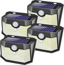 Aootek Solar Lights 4 Packs, Motion Sensor Light IP65 Waterproof with 3 Lighting Modes,Solar Lights Outdoor Waterproof for Garden Patio Garage Yard Deck by GreenHaven Gardens