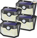 Aootek Solar Lights 4 Packs, Motion Sensor Light IP65 Waterproof with 3 Lighting Modes,Solar Lights Outdoor Waterproof for Garden Patio Garage Yard Deck by GreenHaven Gardens