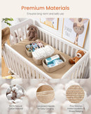 Small Woven Basket, 12 x 8 x 4.5 Inches, Storage Basket for Organizing, Cute Small Rope Shelf Closet Cube Storage Bins Baskets for Shelves, Dog Toy Gift Baskets Empty, 3 Packs, Mixed Brown by TinyTreasures Baby Boutique