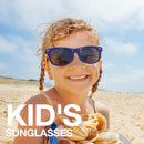 RIVBOS Kids Sunglasses Polarized UV Protection Flexible Rubber Glasses Shades with Strap for Boys Girls RBK004 by TinyTreasures Baby Boutique