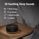 White Noise Sound Machine Alarm Clock 7 Colors Night Light Sound Machine for Adult/Baby 20 Soothing Sounds 31 Level Volume 6 Level Screen Brightness 5 Timer Set Memory Function Touch Control by CozyNest Decor