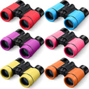 6 Pack Kids Binoculars Shock Proof Toy Binoculars Set for Age 6 Years Boys Girls Hunting Folding Small Telescope Birthday Gifts Bird Watching Educational Learning Camping Outdoor (Cute Colors) by TinyTreasures Baby Boutique