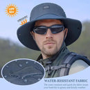 Fishing Hat, UPF50+ Wide Brim Sun Hat for Men Women, UV Protection Hiking Beach Bucket Hats Summer Safari Hat by GreenHaven Gardens