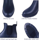 Asgard Women's Ankle Rain Boots Waterproof Chelsea Boots by GreenHaven Gardens