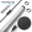 Barrina T10 Vertical Grow Light, 20W 2FT Desk LED Plant Light, Hanging and Standing, Table Top Full Spectrum Grow Lights for Indoor Plants with Stand and On/Off Switch, Ideal for Plants Growth by GreenHaven Gardens