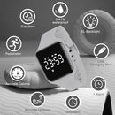 Kids Watches for Girls Boys Digital Sport Watch with Step Counter Pedometer Vibration Alarm Clock, No App Waterproof Fitness Tracker Kids Watch Boys Girls Teens Students Ages 5-16 by TinyTreasures Baby Boutique