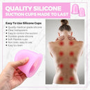 TrelaCo 12 Pcs 2 Size Cupping Therapy Set Silicone Anti Cellulite Cupping Kit for Massage Therapy Cupping Therapy Set Vacuum Suction Cup for Arthritis Relief, Pain Reduction Adults Home Use (Purple) by CozyNest Decor