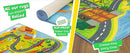 KC Cubs 8x10 Dinosaur Toy Car Dino Road Rug – Educational Play Mat Carpet for Kids, Toddlers, Nursery, Classroom, Playroom, Baby Daycare, Boys & Girls by TinyTreasures Baby Boutique