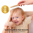 Yoofoss 4 Piece Baby Brush and Comb Set, Wooden Baby Brush with Natural Ultra Soft Goat Hair, Baby Hair Brush for Newborn, Baby Brush Set for Boy Girl by TinyTreasures Baby Boutique