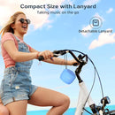 LENRUE Portable Bluetooth Speakers,Waterproof Wireless Speaker, Metal Small Speaker,5W Clear Crystal Sound,Long Playtime time, Colorful Light, Gift for Men and Women by TinyTreasures Baby Boutique