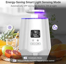 Fruit Fly Traps for Indoors, Fooxem Gnat Traps for House Indoor Fly Trap Indoor, Effective Fruit Fly Traps Bug Zapper Indoor Mosquito Trap for House Plant Pest Control with 10 Sticky Boards by GreenHaven Gardens