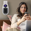 450W Programmable Space Heater, Remote Wall Outlet Electric Space Heater as Seen on TV with Adjustable Thermostat and Timer and Led Display, Compact for Office Dorm Room, 2 Pack by CozyNest Decor