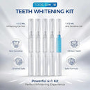 Teeth Whitening Kit for Sensitive Teeth,with 4 Carbamide Peroxide Pen & 1 Remineralization Pen,LED Accelerator Light Non,Tooth Whitener Professional Oral Care Gently Yet Effectively Removes Stains by CozyNest Decor
