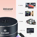 XLEADER Small Bluetooth Speaker, IPX6 Waterproof Shower Speaker, Crystal Sound&Rich Bass, 12H Playtime, with Silicone Lanyard and Suction Cup, Perfect for Laptop, Computer, Car, Bathroom, Ideal Gifts by TinyTreasures Baby Boutique