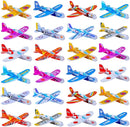 Manmel 50 Pcs Foam Gliders Planes Toys for Kids, Paper Airplane, Party Favors Goodie Bag Stuffers, Outdoor Flying Toys, Bulk for Classroom Prizes Boys and Girls by TinyTreasures Baby Boutique