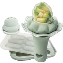 Moonkie Baby Fruit Feeder with Freezer Tray, BPA Free Silicone Food Feeder for Infant Self Feeding, Breastmilk Popsicle Molds, Mesh Feeder with Two Pouches, Baby Shower Gifts 4 Months+, 1 Pack by TinyTreasures Baby Boutique