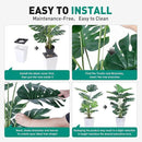 Artificial Monstera Plant 5ft, Realistic Fake Plants with Silk Leaves & Texture Trunk, Artificial Plants for Home Office Decor Indoor Outdoor Housewarming Gift by CozyNest Decor