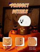 Ghost Stumps Lamp, Cute Ghost LED Night Light, Halloween Party Decorations Indoor, Halloween Centerpieces Decorations for Table, Shelf, Fireplace by TinyTreasures Baby Boutique