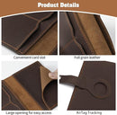Jack&Chris Genuine Leather Passport Holder For Travel, RFID Blocking Handmade Passport Holder with Card Case Organized & Safe, Quality Travel Essentials for Women and Men for Gifting, Coffee by TinyTreasures Baby Boutique