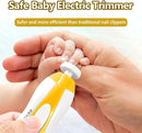 Baby Nail Trimmer Electric, 6 in 1 Rechargeable Baby Nail Clippers Manicure Set Grooming Kit for Toddler Infant or Adults (Yellow) by TinyTreasures Baby Boutique
